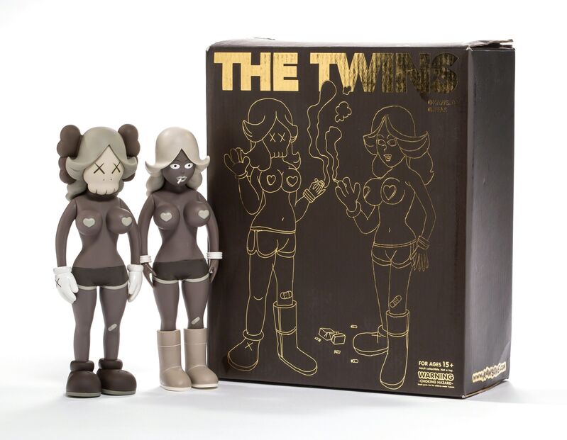 KAWS, ‘The Twins (Brown) (two works)’, 2006, Other, Painted cast vinyl, Heritage Auctions