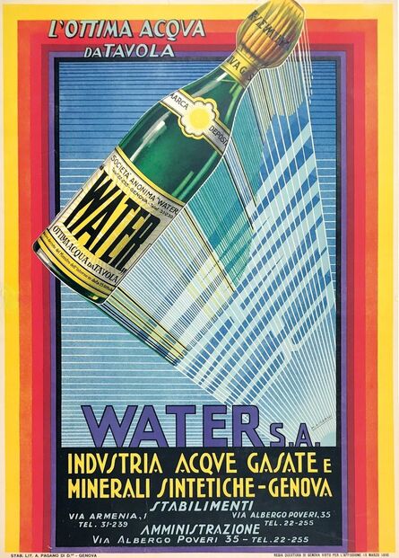 Matteo Giorgio Aicardi, ‘WATER S.A.’, 1930