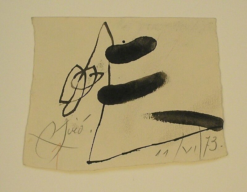 Joan Miró, ‘Untitled’, 1973, Drawing, Collage or other Work on Paper, Mixed media drawing, Nicholas Gallery