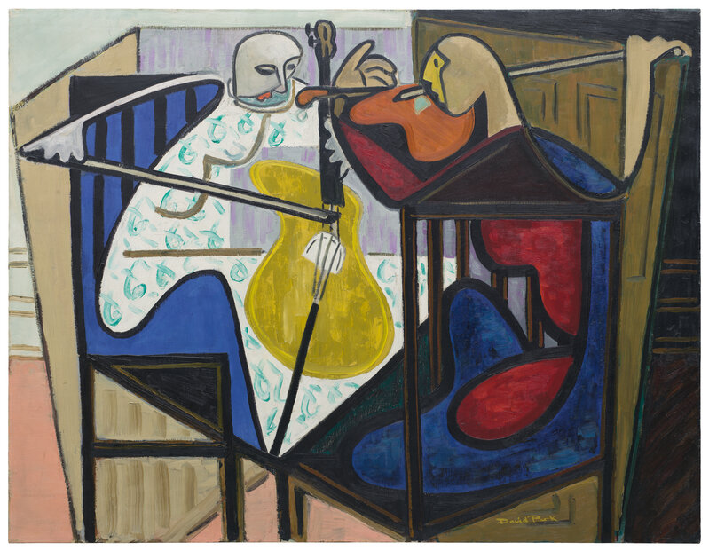 David Park, ‘Violin and Cello’, 1939, Painting, Oil on canvas, San Francisco Museum of Modern Art (SFMOMA) 