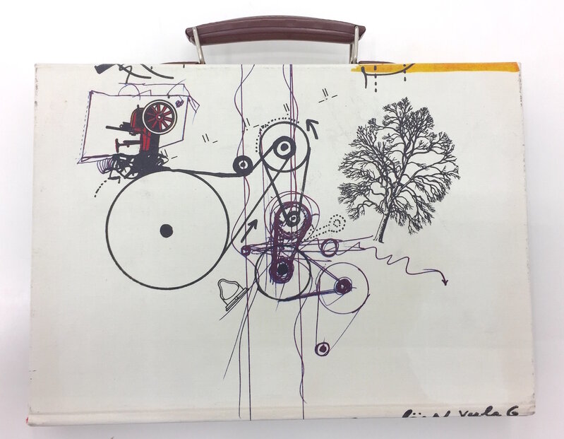 Jean Tinguely, ‘Métamatic 19’, 1972, Books and Portfolios, Machine drawing, signed with a publication and a vinyl single, Coppejans Gallery