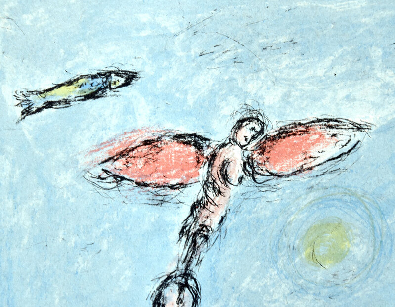 Marc Chagall, ‘Le Peintre et son Double (The Painter and his Double)’, 1981, Print, Original color lithograph on Arches wove paper, Masterworks Fine Art