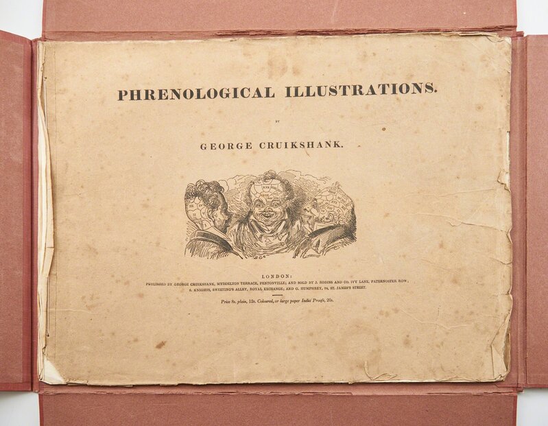 George Cruikshank, ‘"Phrenological Illustrations Or An Artist's View of the Craniological System of Doctors Gall and Spurzheim"’, Books and Portfolios, Rago/Wright/LAMA/Toomey & Co.