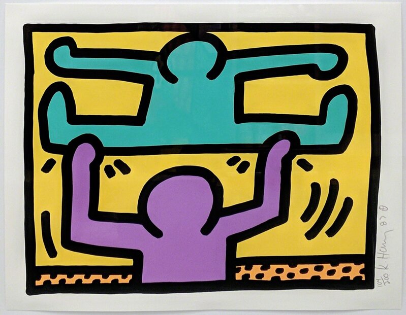 Keith Haring, ‘POP SHOP I (2)’, 1987, Print, SILKSCREEN, Gallery Art