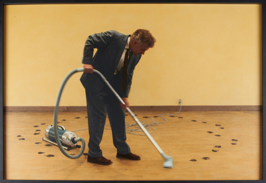 Untitled (Man Vacuuming)