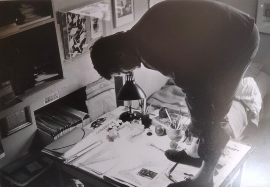 In the studio