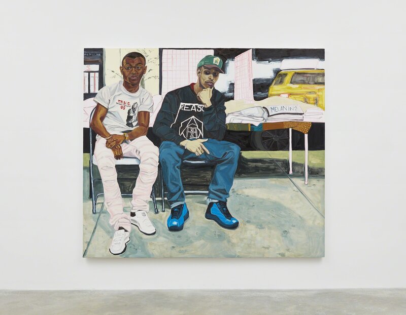 Jordan Casteel, ‘MegaStarBrand's Louie and A-Thug’, 2017, Painting, Oil on canvas, Casey Kaplan