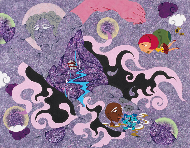 Chien-Chiang Hua, ‘Grenade Life’, 2011, Painting, Gouache on canvas, Aki Gallery