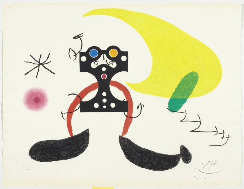 Joan Miró, ‘Le Cosmonaute’, 1969, Print, Colour etching, -aquatint and carborundum, Koller Auctions