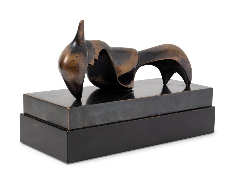 Henry Moore, ‘Pointed Reclining Figure conceived in 1948, cast in 1969’, Sculpture, Bronze, Freeman's | Hindman