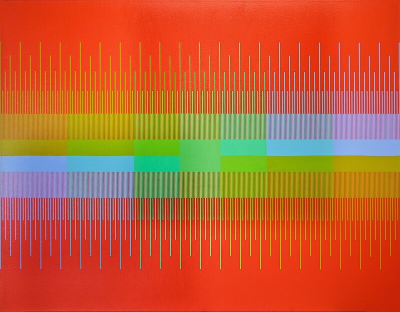 Richard Anuszkiewicz, ‘Untitled’, 1975, Painting, Acrylic on canvas, Museo de Arte Contemporáneo de Buenos Aires 