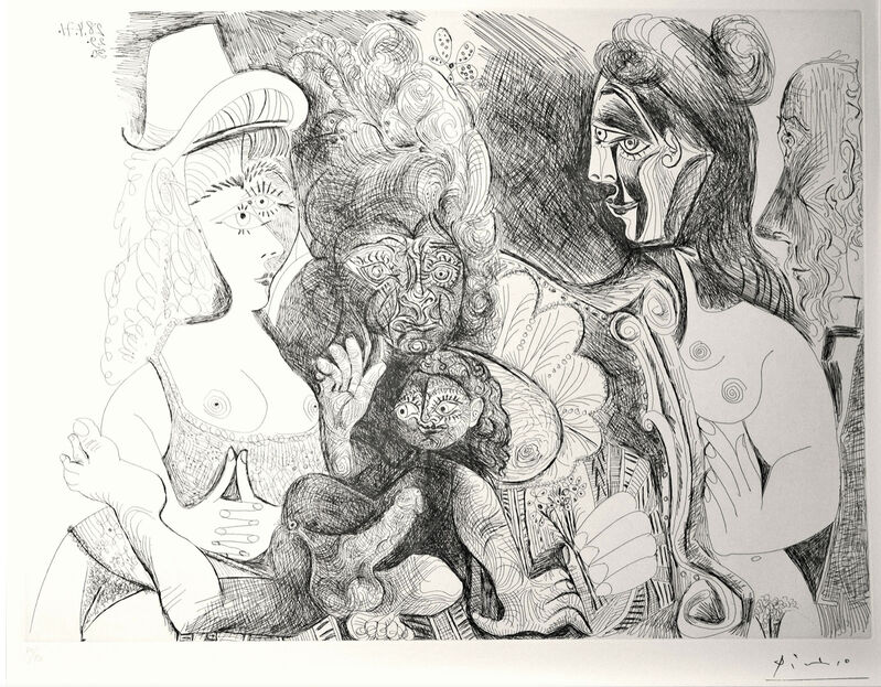 Pablo Picasso, ‘La Fête de la Patronne’, 1971, Print, Etching on paper, Wallector