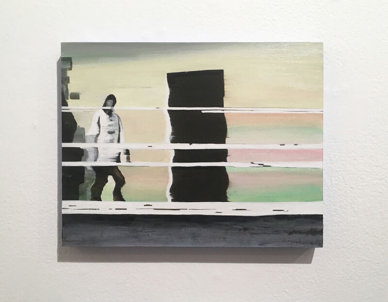 John Garrett Slaby, ‘VHS-C 1998 01’, 2020, Painting, Acrylic and flashe on panel, Deep Space Gallery