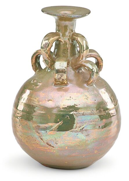 Beatrice Wood, ‘Small eight-handled vase, iridescent glaze, Ojai, CA’, 1980s
