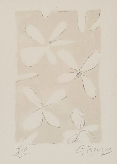 Georges Braque, ‘Fleurs’, 1960