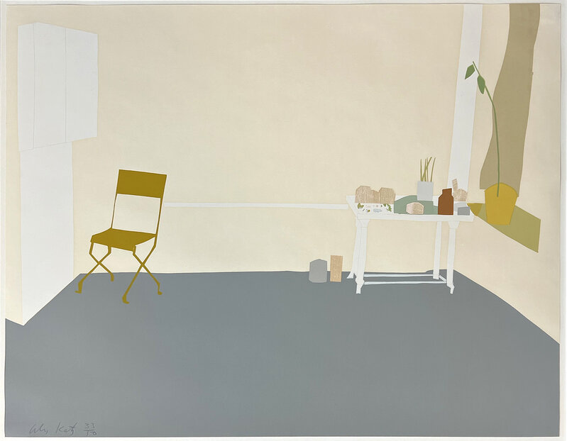 Alex Katz, ‘Gray Interior’, 1968, Print, Silkscreen in 11 colors, Richard Levy Gallery