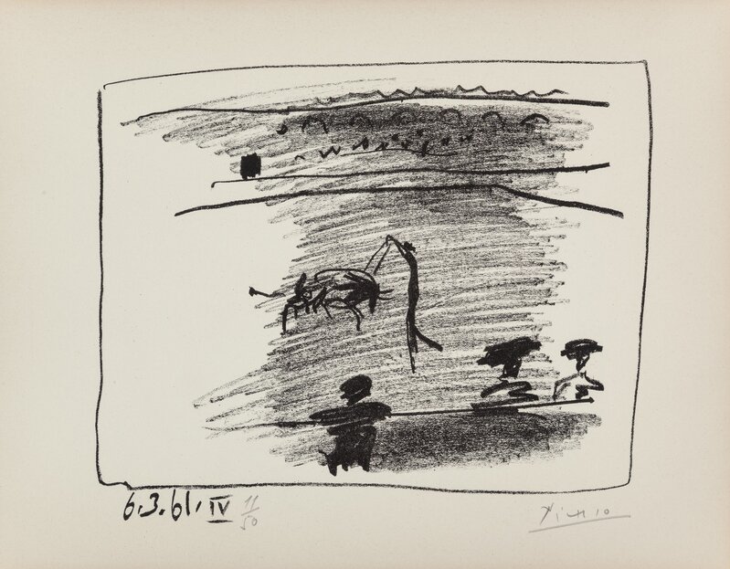 Pablo Picasso, ‘Les Banderilles, from A los toros avec Picasso’, 1961, Print, Lithograph on wove paper, Heritage Auctions