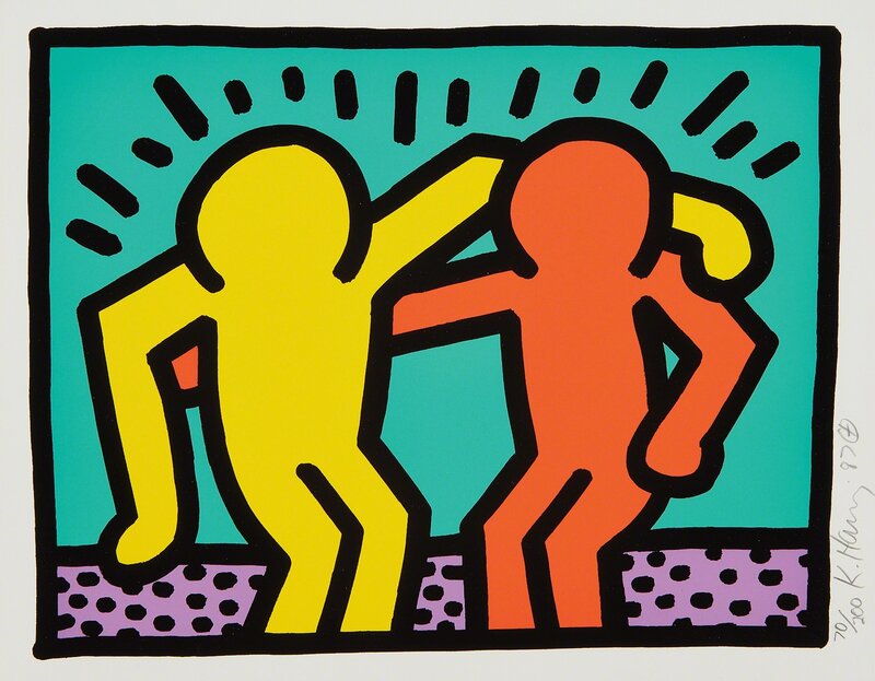 Keith Haring, ‘Pop Shop I: one plate’, 1987, Print, Screenprint in colors, on Coventry rag paper, with full margins., Phillips