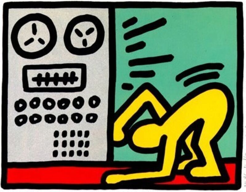 Keith Haring, ‘Pop Shop III’, 1989, Print, Silkscreen, Georgetown Frame Shoppe