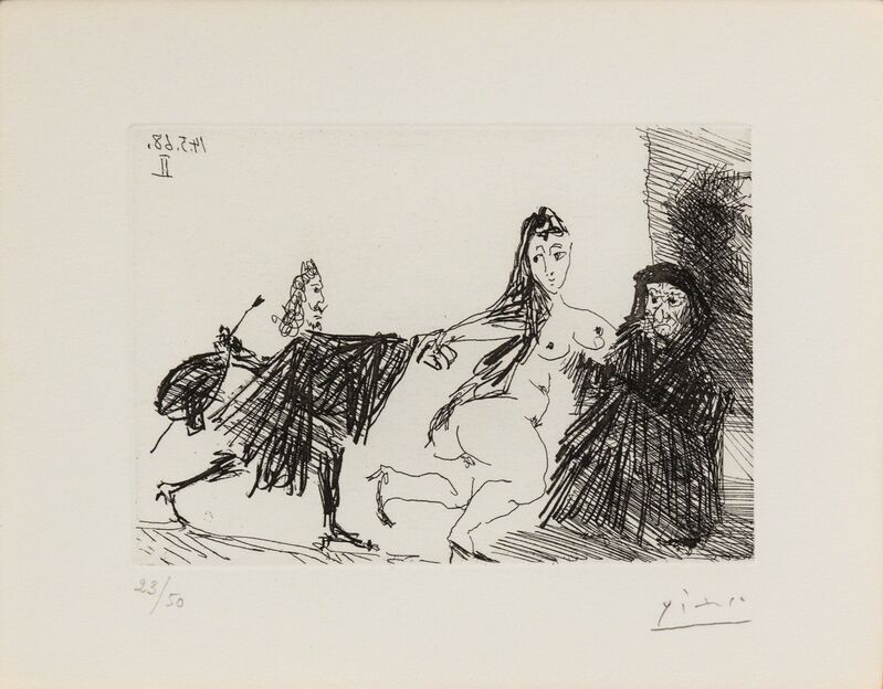 Pablo Picasso, ‘La Celestine from Series 347’, 1968, Print, A pair of etchings, Hindman