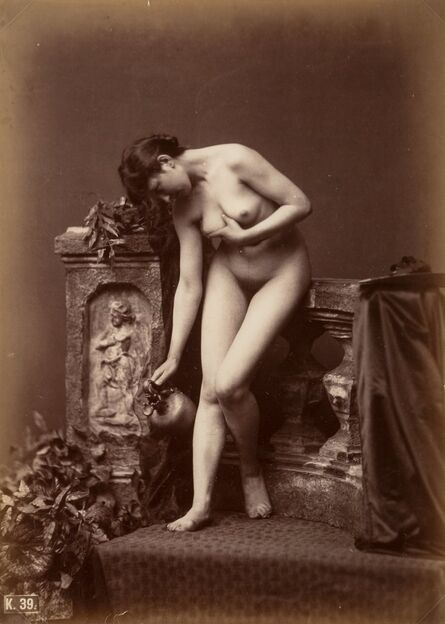 Louis Jean Baptiste Igout, ‘Nude Study with Water Jug’