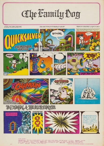 Rick Griffin, ‘Quicksilver Messenger Service: The Family Dog U.S. concert poster’, 1967
