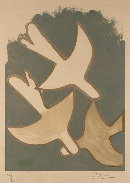 Georges Braque, ‘Les oiseaux blancs’, 1958
