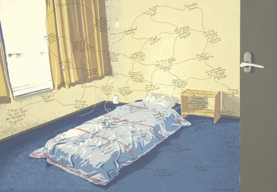 Space (In/Out) In An Empty Bedroom