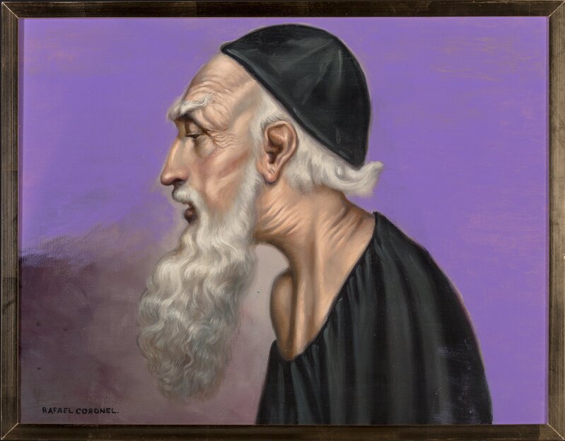 Rafael Coronel, ‘Untitled (Purple Head)’, 1975, Painting, Oil on canvas, Heritage Auctions