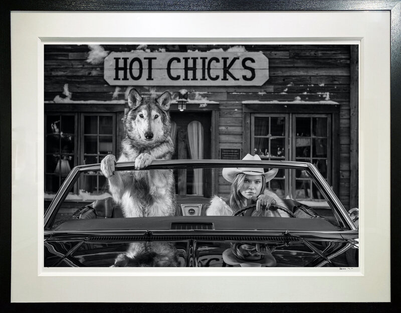 David Yarrow, ‘Hot Chicks’, 2022, Photography, Archival Pigment Print, Samuel Lynne Galleries
