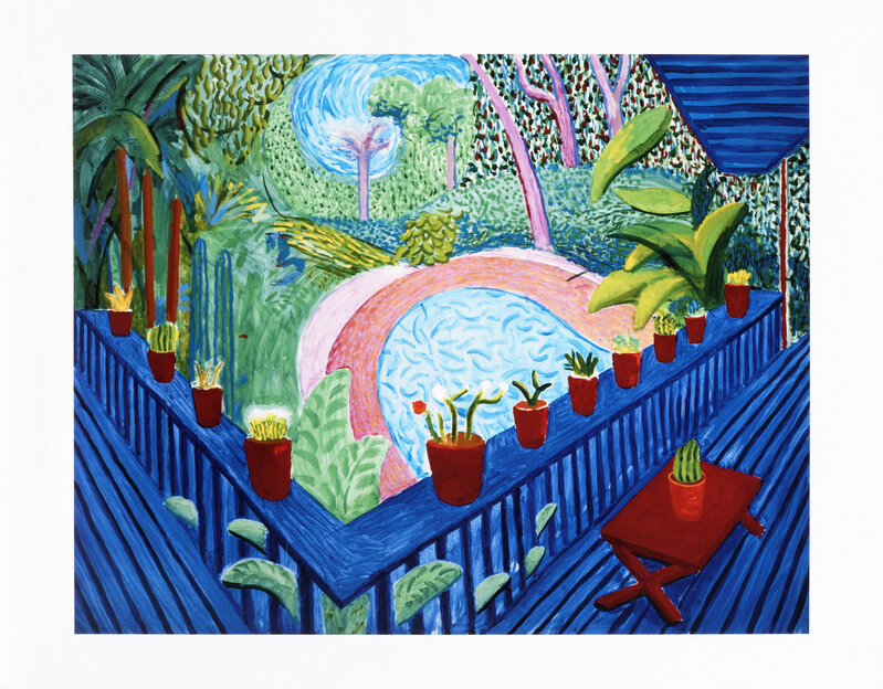 David Hockney, ‘A Bigger Splash 1967, Red Pots In The Garden 2000 & Gardens 2015’, Photography, A collection of three folio giclee prints on Somerset Enhanced cotton rag paper, Tate Ward Auctions