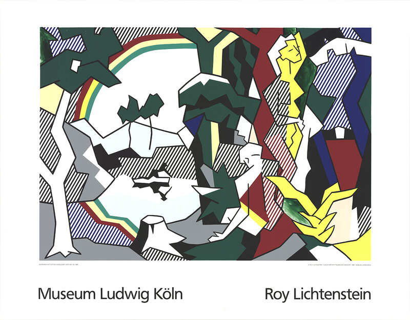 Roy Lichtenstein, ‘Landscape With Figures’, 1989, Ephemera or Merchandise, Serigraph, ArtWise