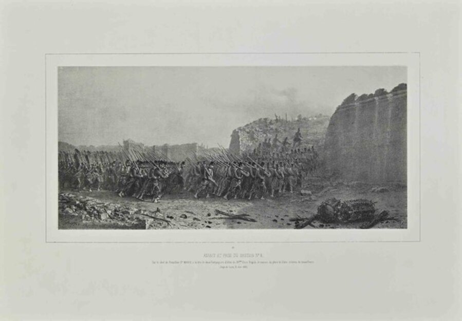 The French attack on Porta San Pancrazio