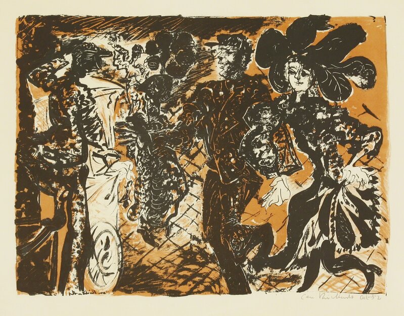 Ceri Richards, ‘Costers Dancing (Sanesi 22)’, Print, Lithograph printed in colours, Sworders
