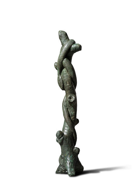 Ancient, ‘Roman sculpture of a tree trunk and snake’, 1st-2nd century AD