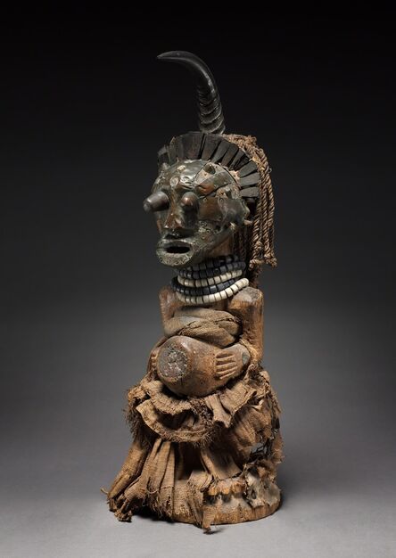 Central Africa, Democratic Republic of the Congo, Songye people, late 19th-early 20th century, ‘Male Figure’, late 1800s-early 1900s
