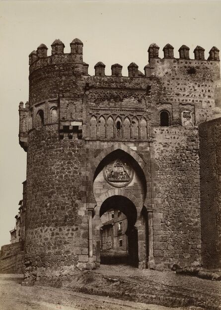 Gustave de Beaucorps, ‘Puerta del Sol, Puerta Morisca, Toledo’, 1858