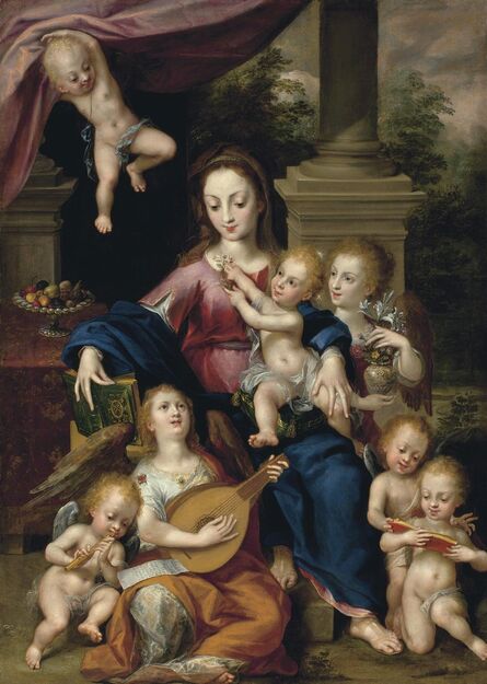 Dirck de Quade van Ravesteyn, ‘The Virgin and Child with angels’