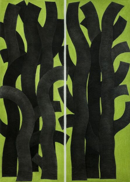 Garo Antreasian, ‘Black Trees, Green Ground’, 2001