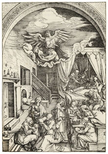 Albrecht Dürer, ‘THE BIRTH OF THE VIRGIN’, ca. 1503-04