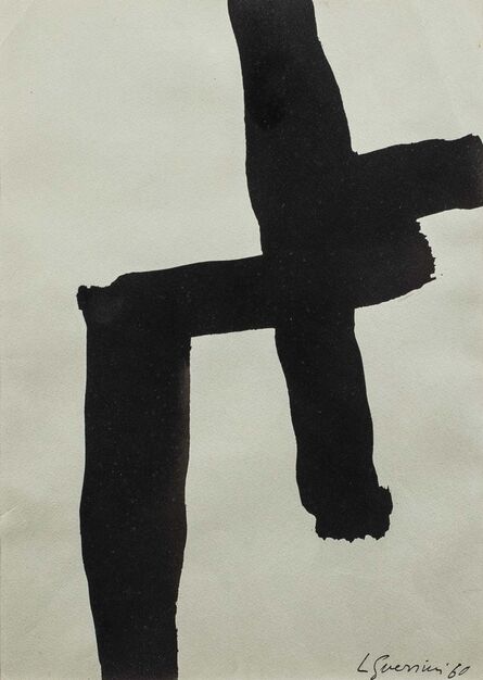 Lorenzo Guerrini, ‘Black sign’, 1960