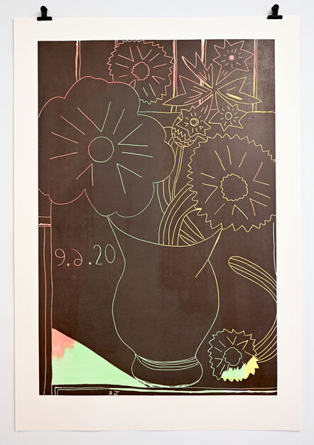 Tal R, ‘Untitled Flower’, 2020