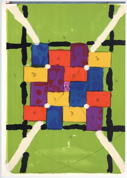 Alfred Jensen, ‘Puzzle I’, 1964