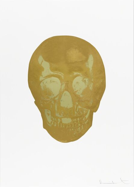 Damien Hirst, ‘Death Or Glory Autumn Gold/Cool Gold Glorious Skull ’, 2011