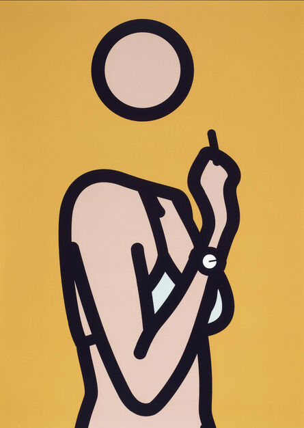 Julian Opie, ‘Ruth with Cigarette 3’, 2005