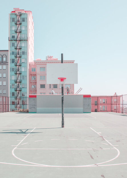 Ludwig Favre, ‘San Francisco Pink Court’, 2020