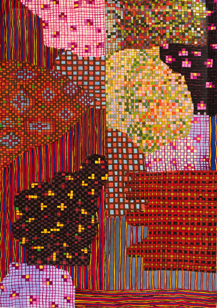 Lauren Luloff, ‘Figure and Castle (Red)’, 2022