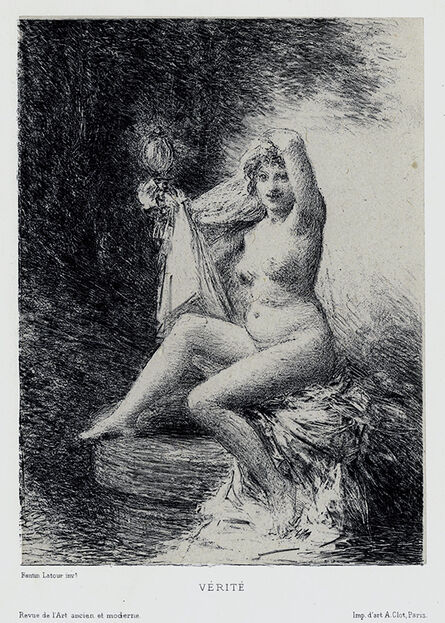 Henri Fantin-Latour, ‘Vérité (petite planche)’, 1900