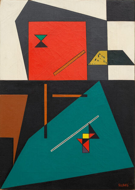 Atanasio Soldati, ‘Il quadrato rosso’, 1949