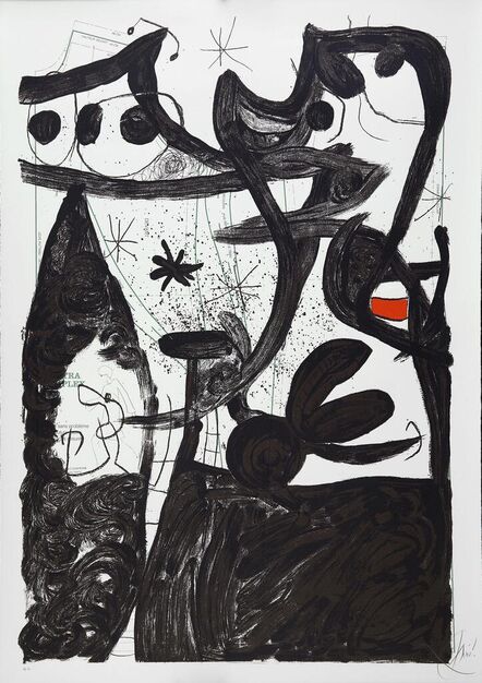 Joan Miró, ‘Défilé De Mannequin Au Pôle Nord’, 1969